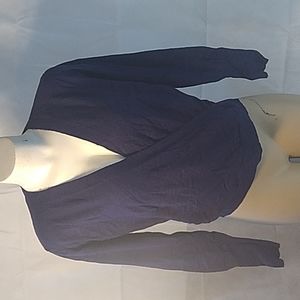 Lara fashion new medium wrapped cardigan sweater navy